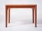 Tavolino da caffè quadrato in teak di Henning Kjærnulf per Vejle Chairs & Furniture Factory, anni '60, Immagine 2