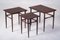 Mid-Century Danish Nesting Tables in Rosewood by Poul Hundevad for Hundevad & Co., 1960s, Set of 3 2