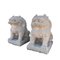 Hand-Sculpted Foo Lion Sculptures, Set of 2 1