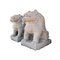 Esculturas de león Foo esculpidas a mano. Juego de 2, Imagen 8