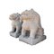 Hand-Sculpted Foo Lion Sculptures, Set of 2 8