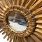 Espejo sol en madera tallada y dorada, Imagen 5