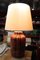 Italian Ceramic Table Lamp in Red by Zaccagini Design, 1960, Image 10