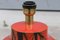 Italian Ceramic Table Lamp in Red by Zaccagini Design, 1960, Image 18
