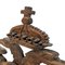 Antique Walnut Wood Shield Sculpture of Imperial Eagles, 1800s, Image 7