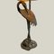 Bronze Heron Table Lamp from Maison Baguès, 1950s 4