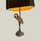 Bronze Heron Table Lamp from Maison Baguès, 1950s 2