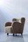 Danish Modern Sheepskin Lounge Chair 12