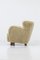 Danish Modern Sheepskin Lounge Chair 5