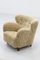 Danish Modern Sheepskin Lounge Chair, Image 1