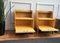 Mid-Century Modern Italian Nightstands in Maple and Glass Top, 1950s, Set of 2 6