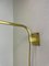 Adjustable Green Counter Weight Wall Light in Brass in the Style of Stilnovo, Italy, 1960s 13