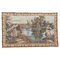 Vintage French Aubusson Style Halluin Jaquar Tapestry, 1990s 1