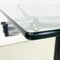Italian Modern Glass & Aluminum Dining Table attributed to Bruce Burdick for Tecno, 1980s, Image 6
