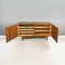 Mid-Century Italian Wooden Sideboard with Drawer and Shelves, 1960s, Image 2