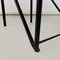 Italian Modern Black Metal and Leather Chairs with High Backs, 1980s, Set of 2 17