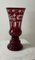 Vintage Glass Vase in Red Ruby Crystal from Berstdorfer Glashütte for Egermann, 1950s, Image 5