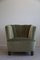 Mid-Century Danish Curved Club Chair in the style of Viggo Boesen, 1940s, Image 4