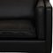 Børge Mogensen 2213 3-Sitzer Sofa aus schwarzem Nevada Anilin Leder von Børge Mogensen für Fredericia 10