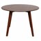 Circle Coffee Table in Smoked Oak by Hans Wegner for Getama, Image 1