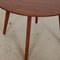 Circle Coffee Table in Smoked Oak by Hans Wegner for Getama, Image 6