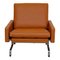 Poul Kjærholm Pk-31/1 Lounge Chair Reupholstered in Cognac Nevada Aniline Leather by Poul Kjærholm for E. Kold Christensen 1