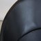 Silla Cone de cuero negro de Verner Panton para Vitra, Imagen 5