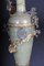 Französische Pompomkanne/Vase aus Onyx, 19. Jh. Bronze Versilbert Napoleon Iii 12