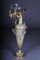 Französische Pompomkanne/Vase aus Onyx, 19. Jh. Bronze Versilbert Napoleon Iii 13
