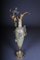 Jarrón / Jarrón francés de ónice con pompa, siglo XIX, bronce plateado Napoleón Iii, Imagen 11