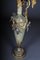 Französische Pompomkanne/Vase aus Onyx, 19. Jh. Bronze Versilbert Napoleon Iii 5