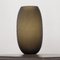 Italienische Vase aus Muranoglas in Moka Farbe 5