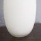 Italian White Blown Murano Glass Vase, Image 7