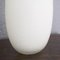 Italienische Vase aus mundgeblasenem Muranoglas in Weiß 7