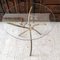 Vintage Gilt Metal Branch Side Table with Glass Top by Willy Daro, 1960s, Image 6