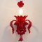 Hand-Blown Murano Glass Wall Lamp, 1990s 4