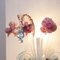 Hand-Blown Murano Glass Wall Lamp in Crystal, 1990s 10