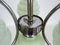 Lámpara colgante Art Déco de opalino verde pastel, años 20, Imagen 8
