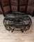 Round Marble and Iron Coffee Table 3