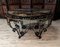 Tavolino da caffè rotondo in marmo e ferro, Immagine 2