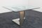 Glass and Steel Dining Table Attributed to Cecchi, 1960s 2