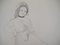 Marie Laurencin, Girl in Dress, Original Pencil Drawing, Image 2