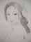 Marie Laurencin, Portrait of the Young Woman, Original Pencil Drawing 3