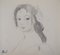 Marie Laurencin, Portrait of the Young Woman, Original Pencil Drawing, Image 1