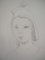 Marie Laurencin, Pensive Young Girl, Original Pencil Drawing 4