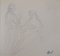 Marie Laurencin, moment intime, dessin Original au crayon 1