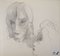 Marie Laurencin, Lovers, Original Pencil Drawing 1