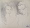 Marie Laurencin, Two Friends, Original Pencil Drawing 1