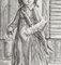 Léonard Tsuguharu Foujita, Young Girl with Bread, Original Lithograph, Image 3