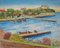 Elisée Maclet, Il porto di Beaulieu sur Mer, Olio originale su tela, Immagine 1